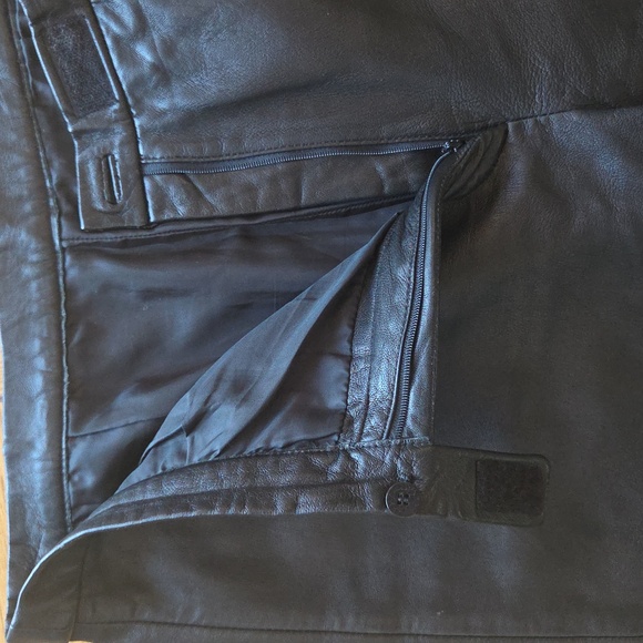 Black Leather Pants - Picture 4 of 10